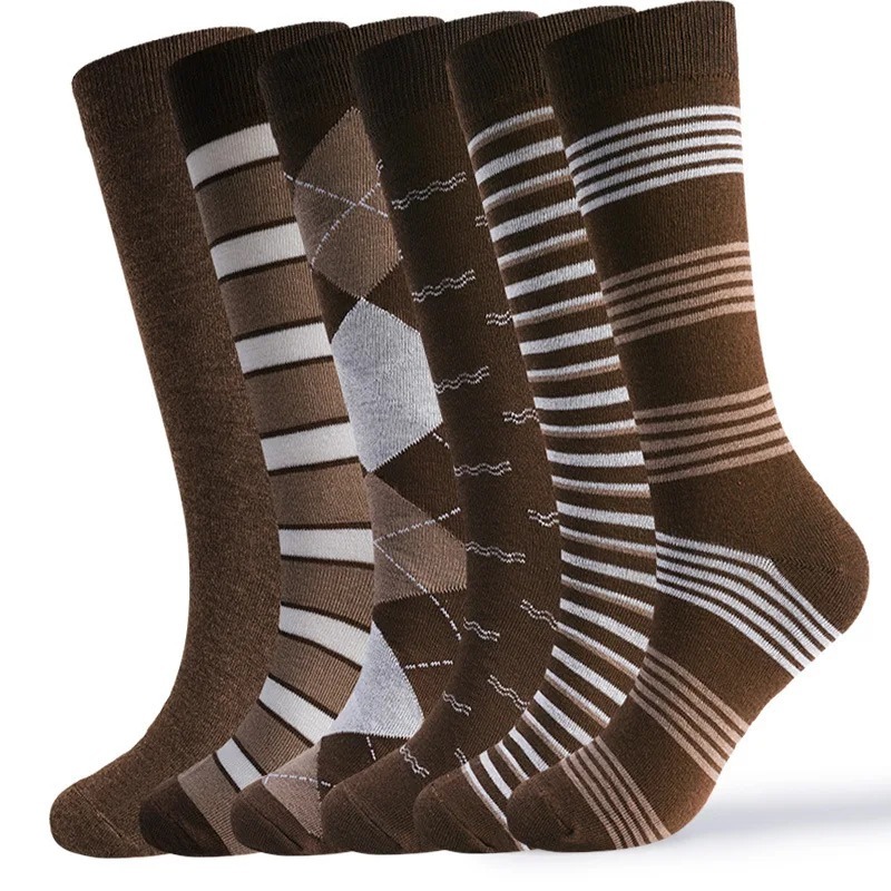 6 Pairs Vintage Brown Argyle S - đánh giá và giá Vintage Fashion Knitwear