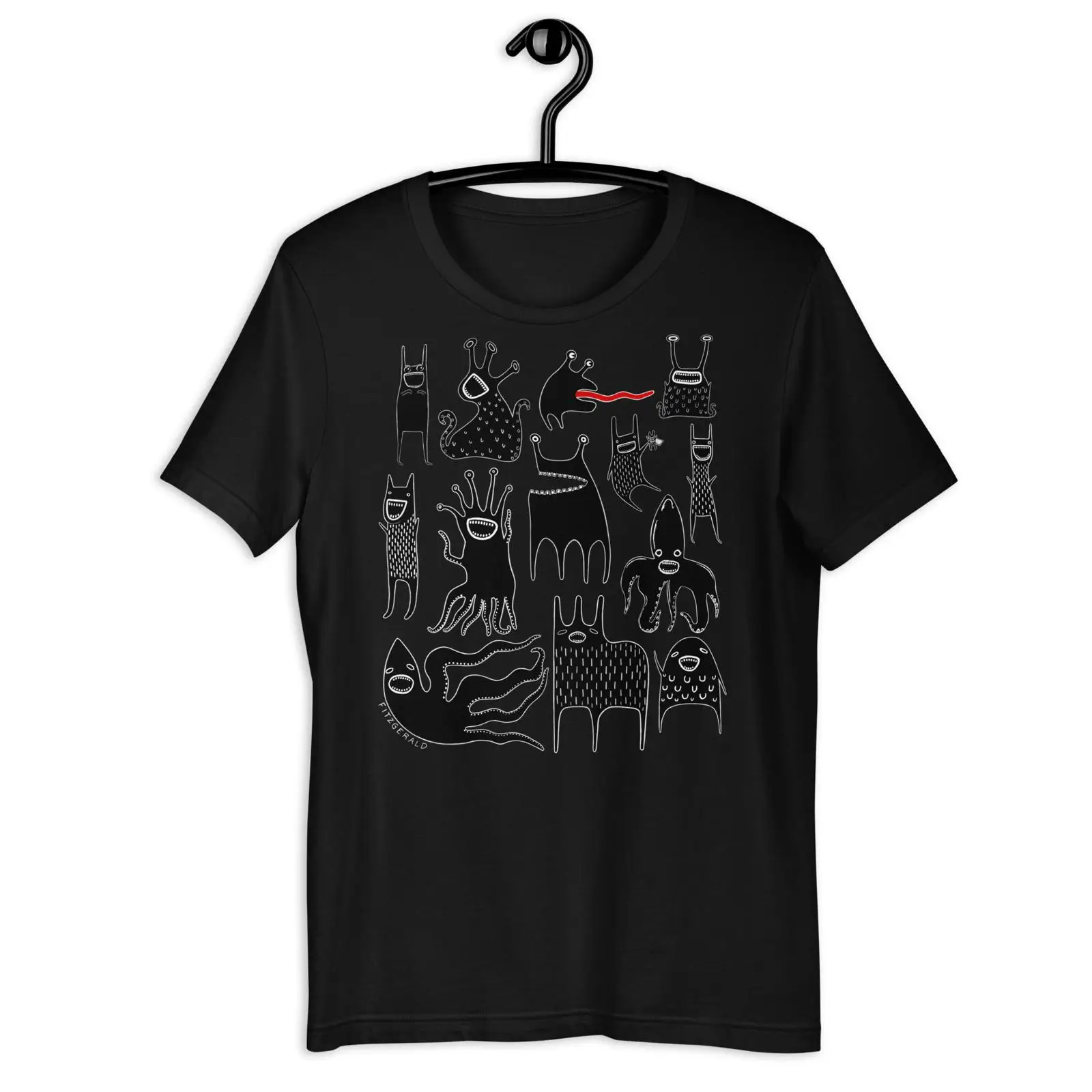 Kawaii Goth Monster T Shirt Qu - đánh giá và giá Quirky Vintage Fashion