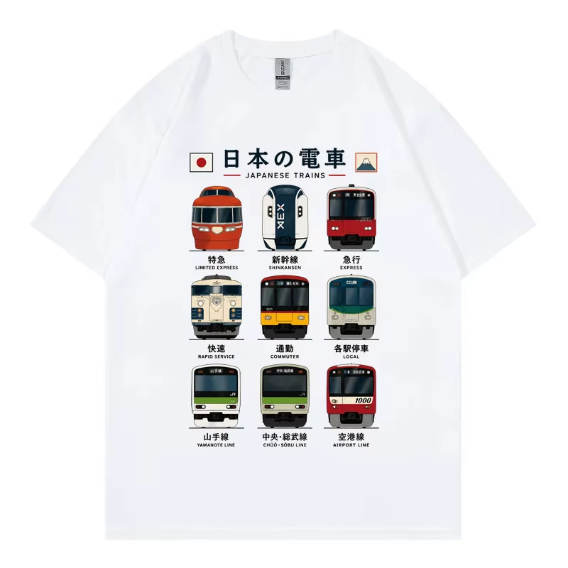 Japanese Tokyo Rail Graphic T  - đánh giá và giá Vintage Fashion In Tokyo