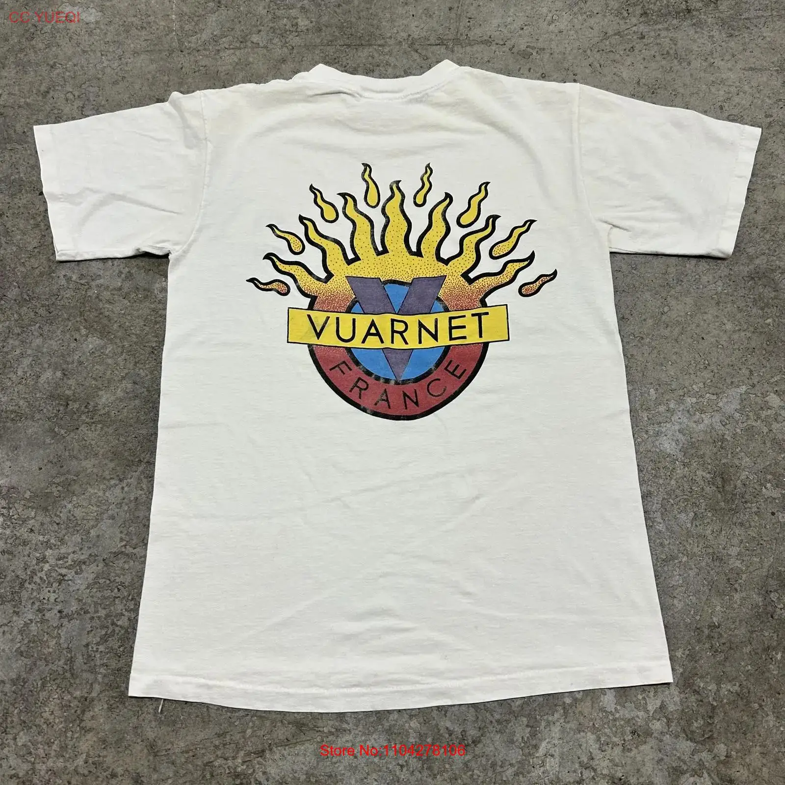 Vintage VuarneT T Shirt Mens M - đánh giá và giá Vintage Fashion Logo
