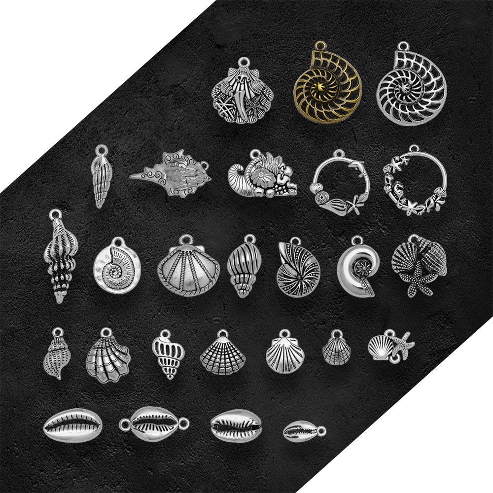 Cổ Mạ Bạc Bãi Biển Vỏ Đồ Đi Bi - đánh giá và giá Vintage Fashion Finds