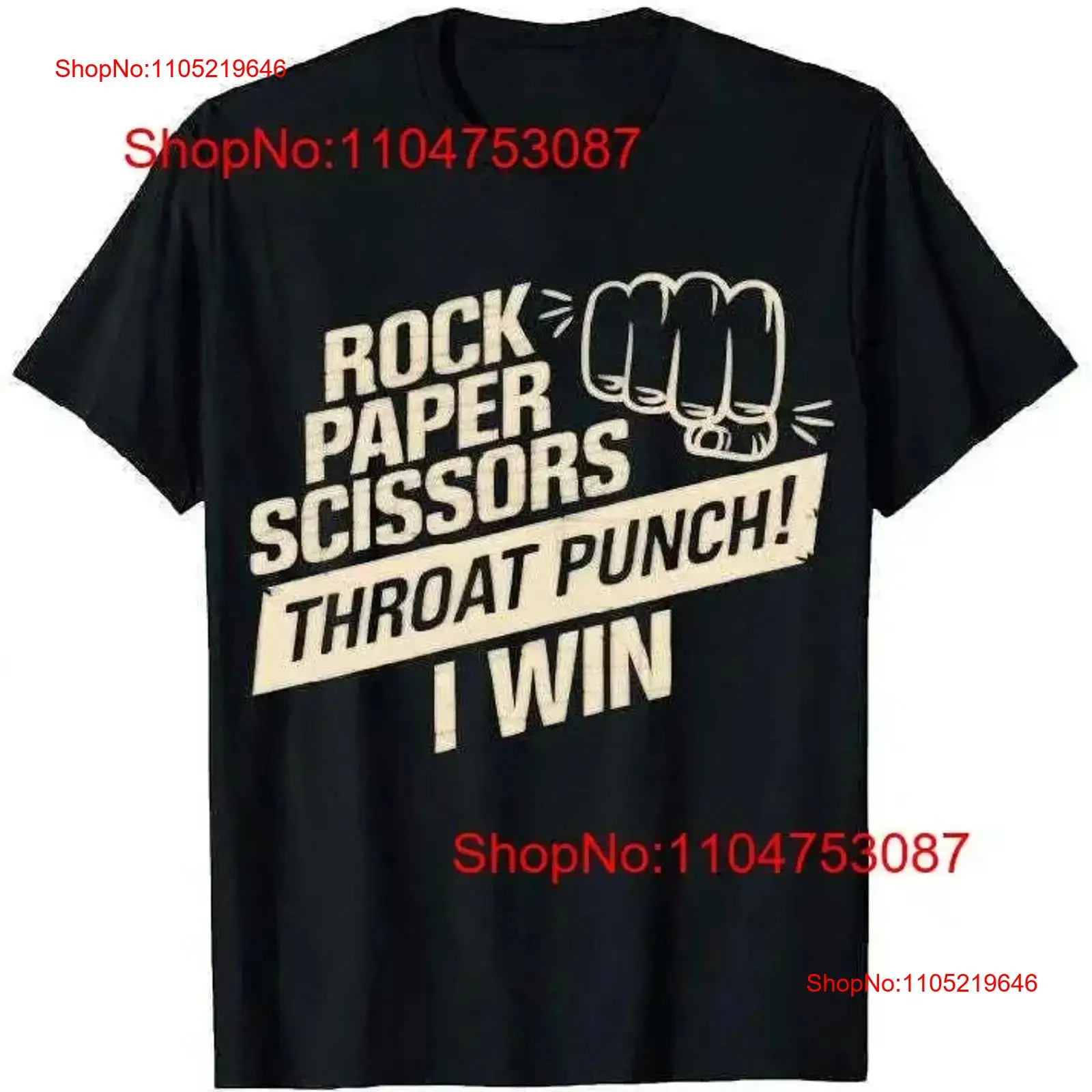 Rock Paper Scissors Throat Pun - đánh giá và giá Quirky Vintage Fashion
