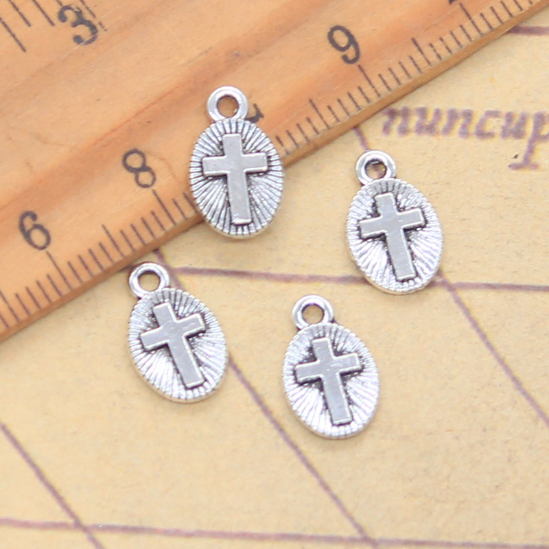 30pcs Charms Cross 13x8mm Anti - đánh giá và giá Vintage Fashion Finds