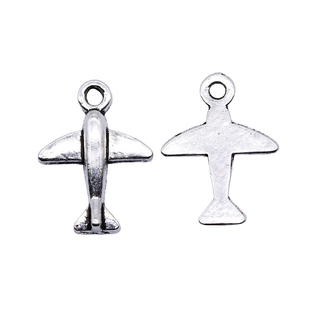 10pcs 11x15mm Antique Silver C - đánh giá và giá Vintage Fashion Nova