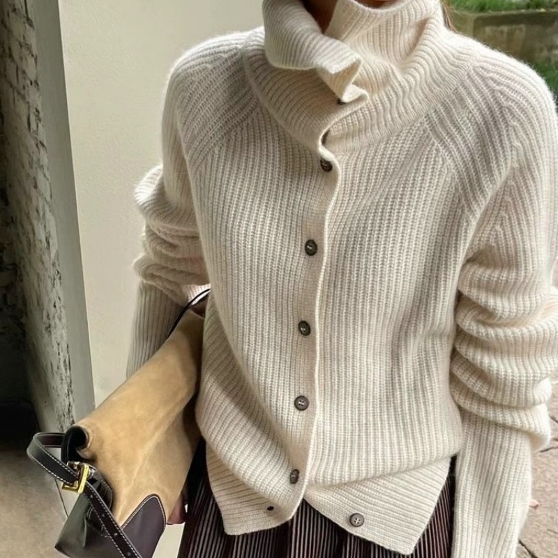 Women'S Stand Collar Cardigan  - đánh giá và giá Crop Cardigan Vintage