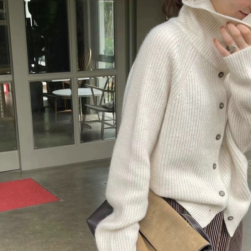 Women'S Stand Collar Cardigan  - đánh giá và giá Crop Cardigan Vintage