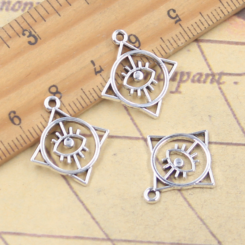 20pcs Charms Square Round Eye  - đánh giá và giá Vintage Fashion Finds