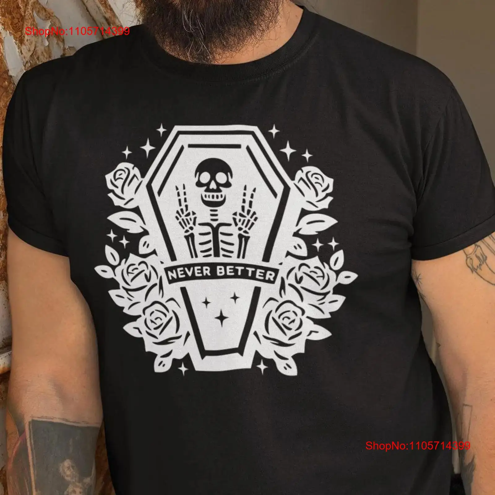 Never Better T Shirt Sarcastic - đánh giá và giá Quirky Vintage Fashion
