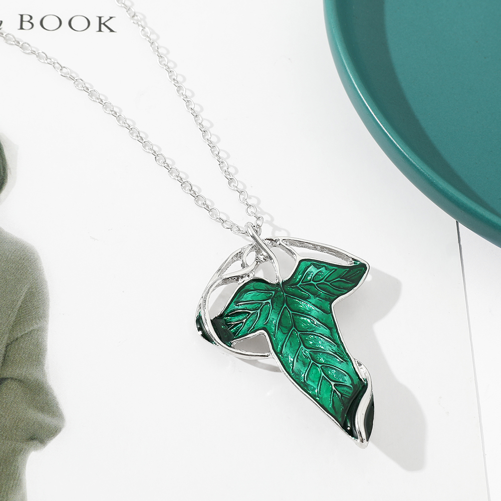 Vintage Green Leaf Pendant Nec - đánh giá và giá Vintage Fashion Nova