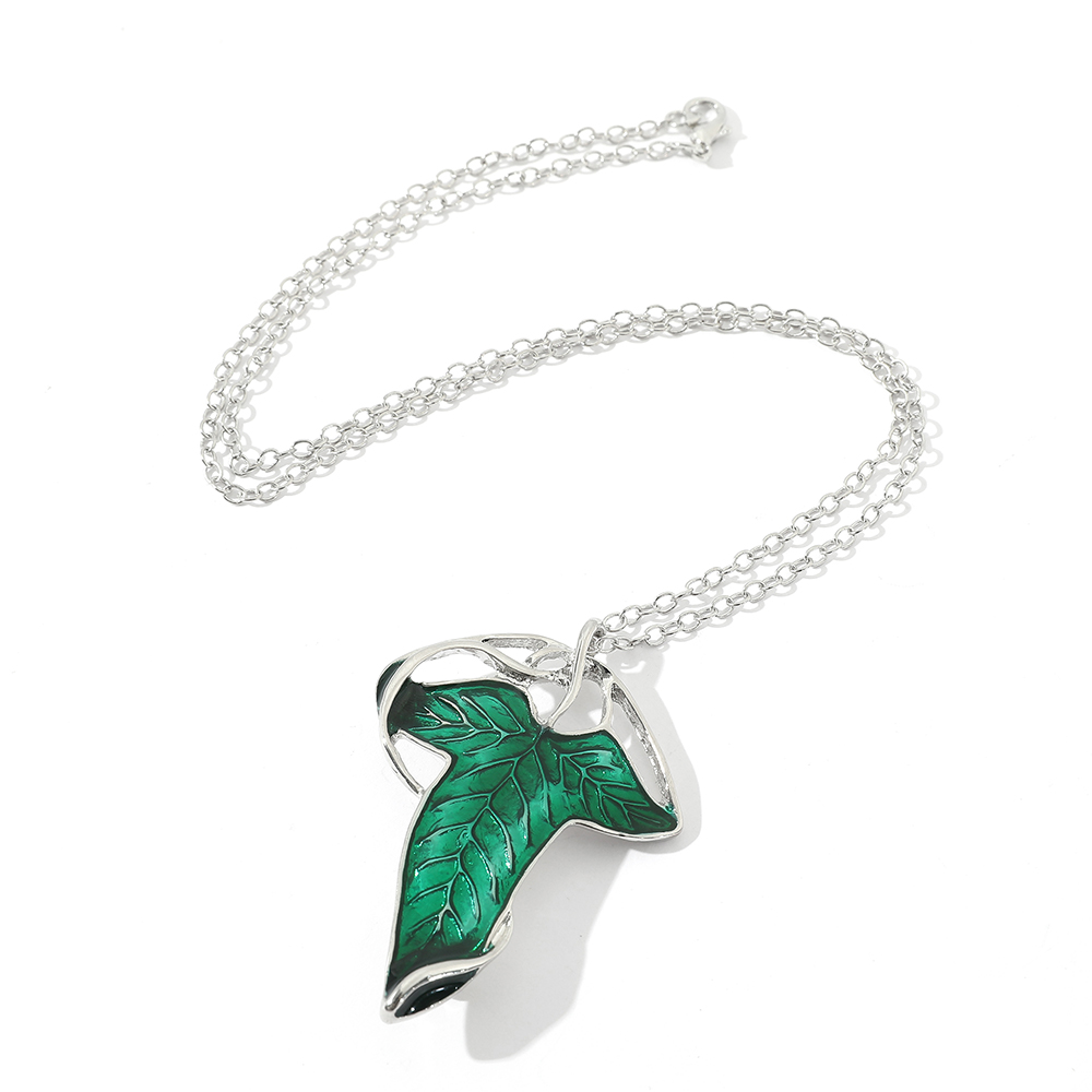 Vintage Green Leaf Pendant Nec - đánh giá và giá Vintage Fashion Nova