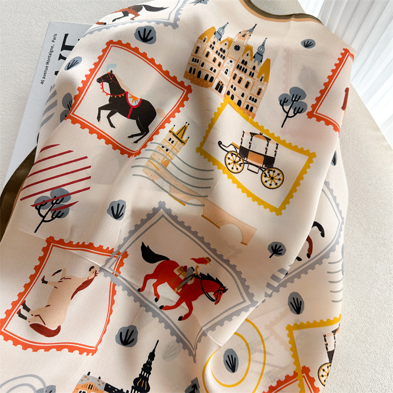 100% MULBERRY SILK 65X65cm Vin - đánh giá và giá Vintage Fashion Knitwear