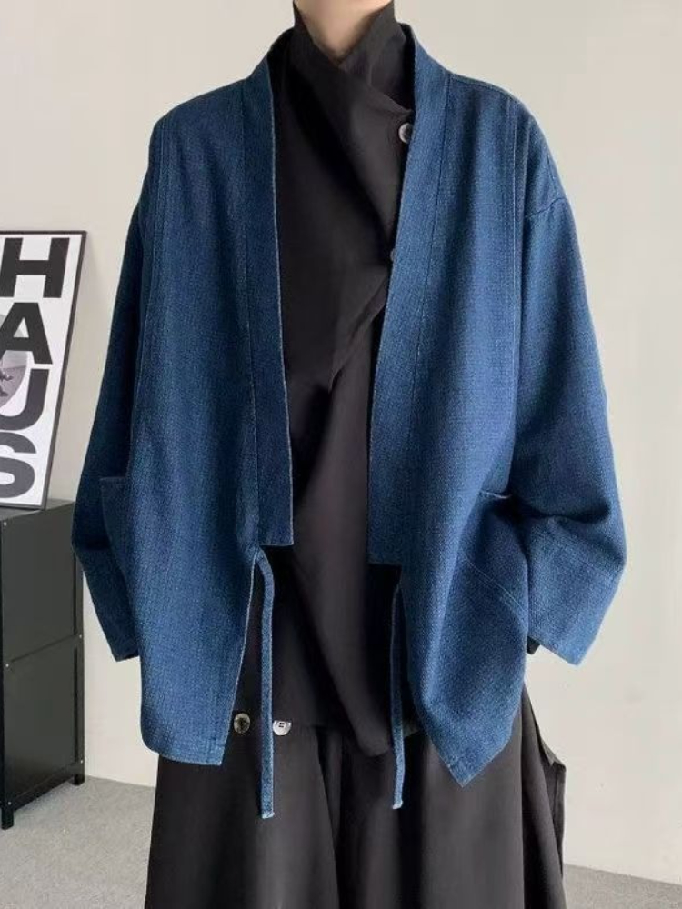 Vintage Japanese Style Denim C - đánh giá và giá Crop Cardigan Vintage