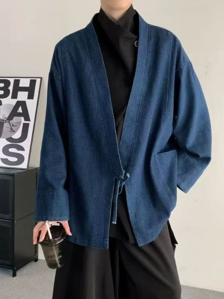 Vintage Japanese Style Denim C - đánh giá và giá Crop Cardigan Vintage