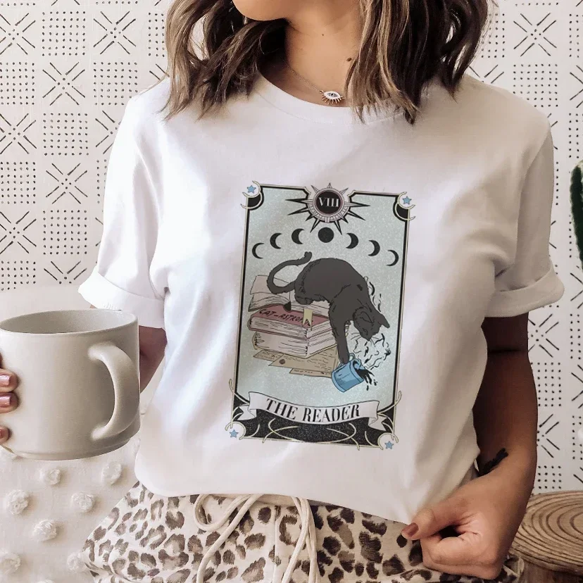 Books Cats Tarot Vintage Tee F - đánh giá và giá Vintage Fashion Books