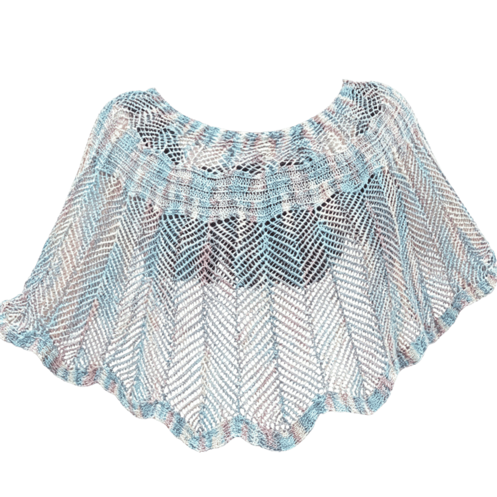 Pullover Style Crochet Shawl P - đánh giá và giá Vintage Fashion Knitwear