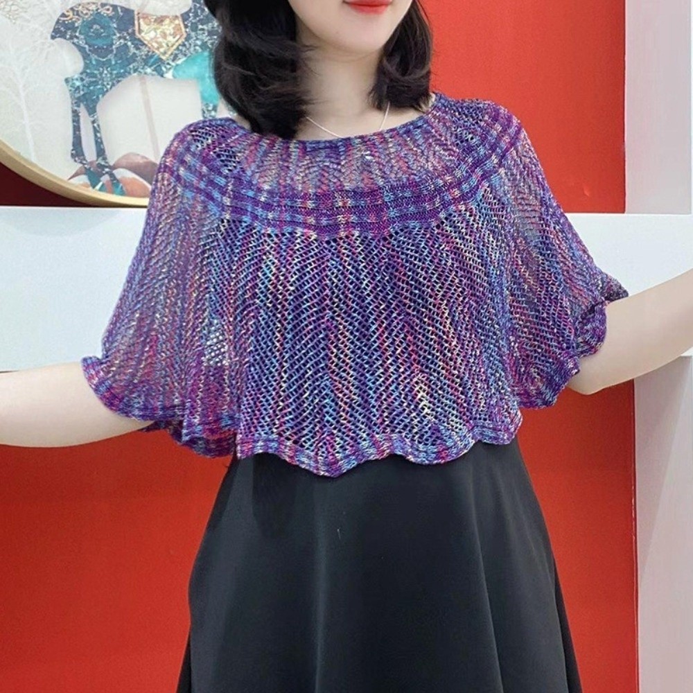 Pullover Style Crochet Shawl P - đánh giá và giá Vintage Fashion Knitwear