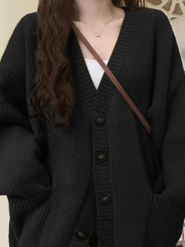 Loose Cardigan Women Long Slee - đánh giá và giá Crop Cardigan Vintage