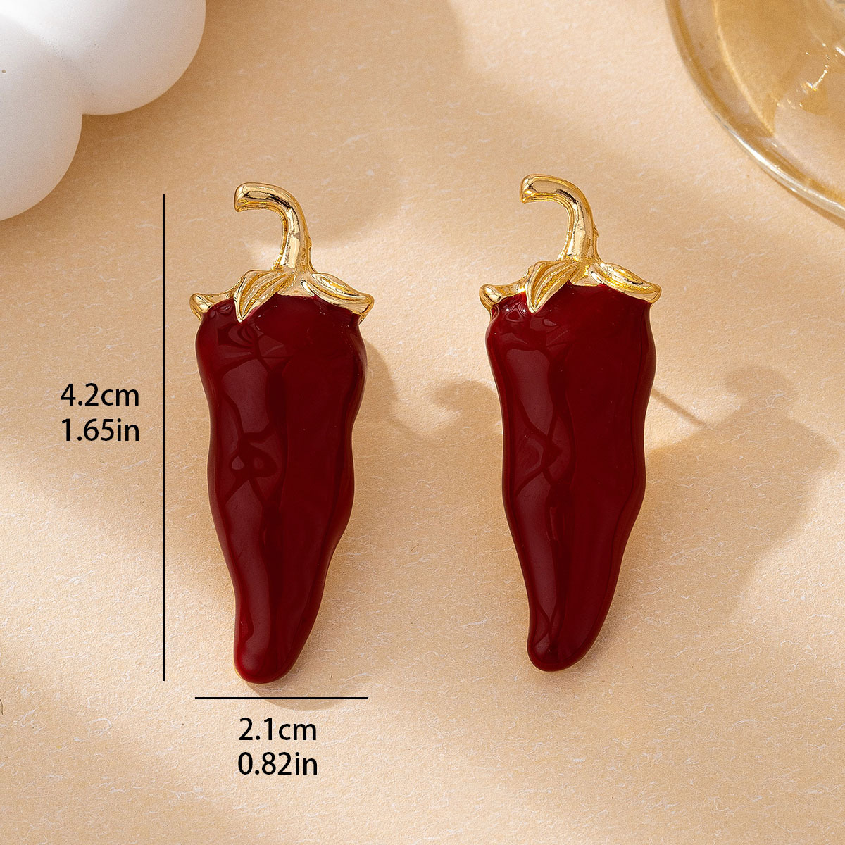 Quirky Chili Stud Earrings Wom - đánh giá và giá Quirky Vintage Fashion