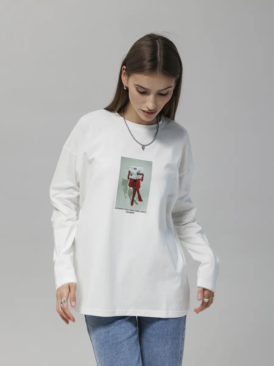 Autumn Womens Long Sleeve Tee  - đánh giá và giá Vintage Fashion Newspaper
