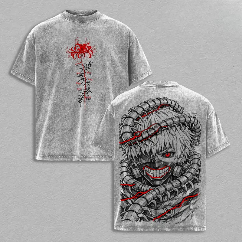 Manga Kaneki Ken Retro T Shirt - đánh giá và giá Vintage Fashion In Tokyo